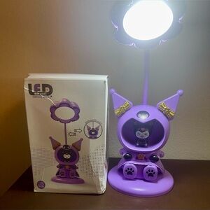 Kawaii Kuromi My Melody Table Lamp with Pencil Sharpener